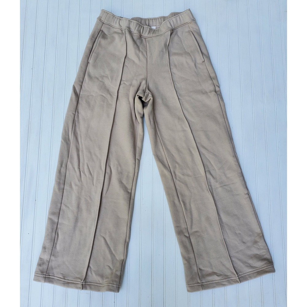 American Giant Premium Midweight Sweatpants Womens Medium Beige USA New NWOT‎